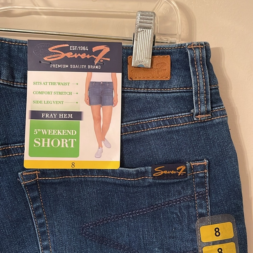 Women’s Seven7 Weekend Short , Fray Hem, Size 8 New with Tags - Picture 2 of 15